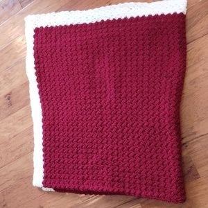 Vintage Dark Red Blanket